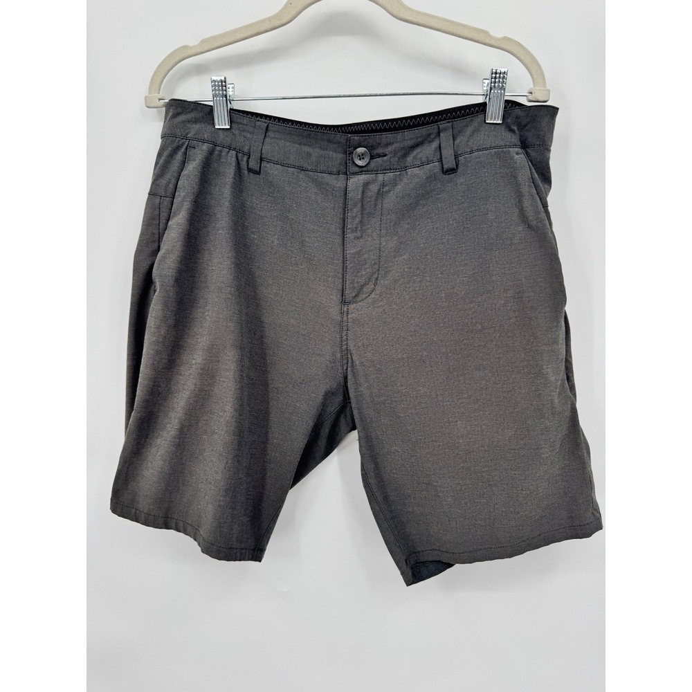 Vuori Aim Shorts Mens 32 Charcoal Grey Performance Hybrid Stretch V368